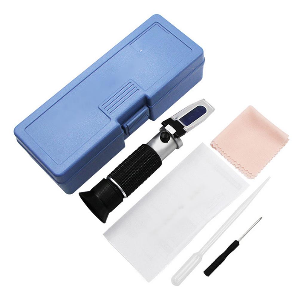 Handheld Refractometer 0?32percent Range Portable Brix Meter High Accuracy Sugar Content Tester for Food