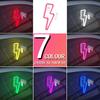 Car LED Atmosphere Creative Lightning-shaped Festival Home Atmosphere Lamp, Stylish Neon-style Design, Multicolor Light Decor