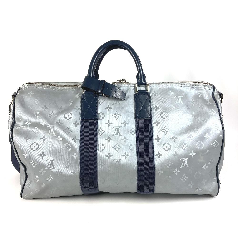 Louis Vuitton M44170 Monogram satellite Keepall-Bandouliere 50 travel Duffle Bag