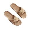Women's Summer Silent Linen Slippers - Breathable Cotton for Indoor & Outdoor Use
