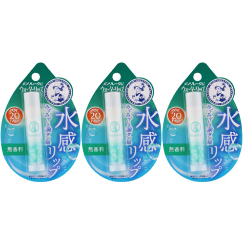 

Mentholatum Water Lip без запаха 4,5 г x 3 Белый