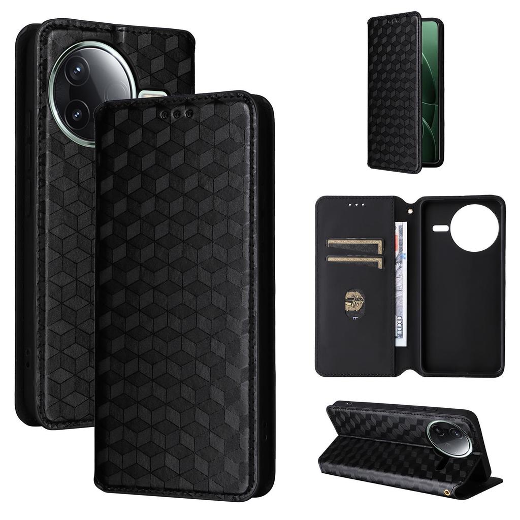 Flip Cover for Xiaomi Poco F7 Ultra PU Leather Full-Body Protection [RFID Blocking] Phone Case