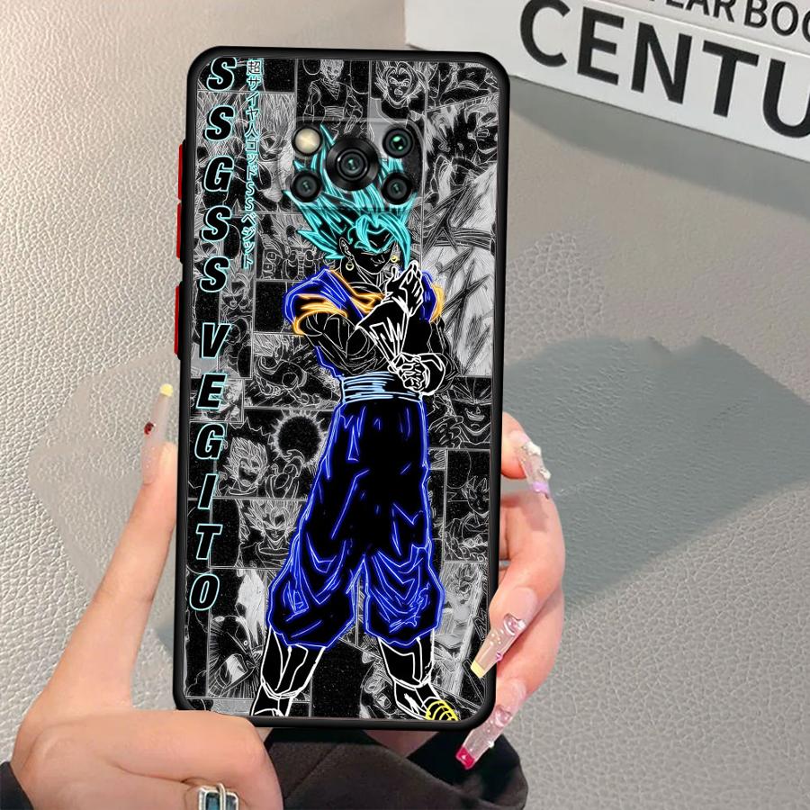Dragon Ball Goku Comic Back Phone Cover Case for Xiaomi Poco X3 X4 X5 Pro M5s C40 F3 C50 C51 X3 NFC