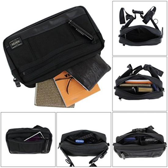 Porter Heat Waist Bag S Black 703-07972