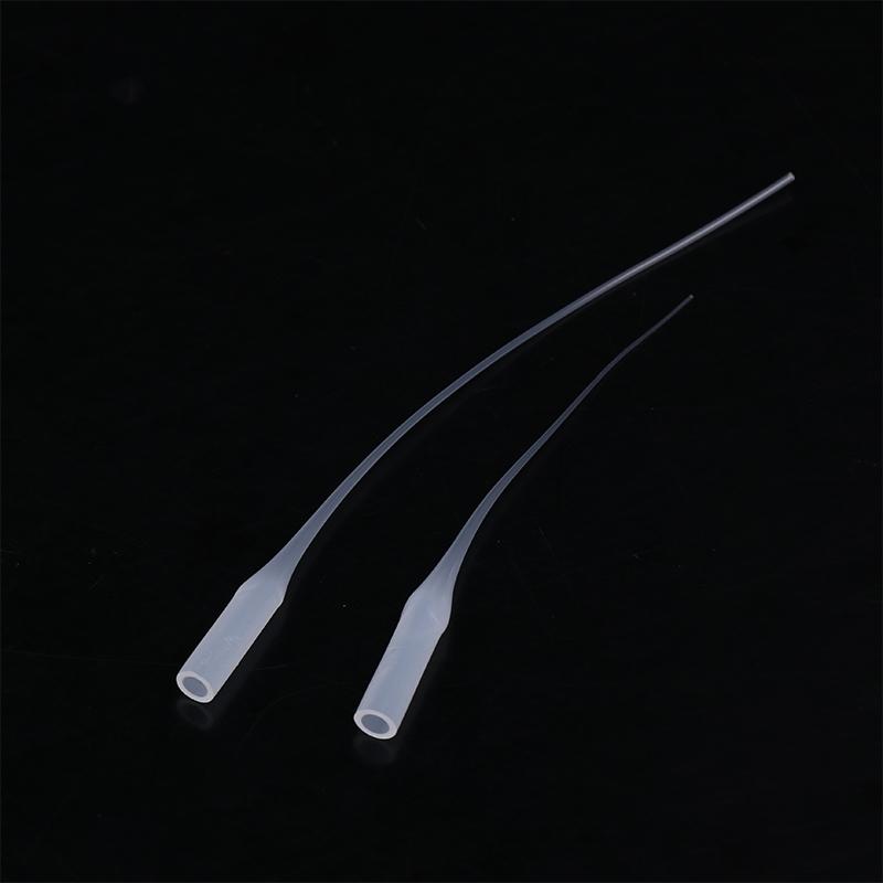 100Pcs Extended Dotting Glue Applicators Tubes for Laboratory Crafts Fine Dispensing Glue Art Modeling Uses