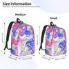 Fashion Pokemon Summer Vibes Theme Backpack  Mochilas New Travel Large Capacity Rucksack