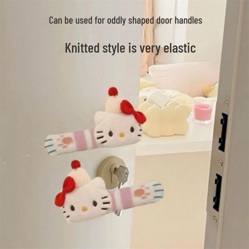 Spring Festival Knitted Door Handle Covers