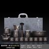 High-End Purple Sand Kung Fu Tea Set, Home Living Room Office Chinese-Style Teapot, Ceramic Cover Bowl, Teacup Gift Box