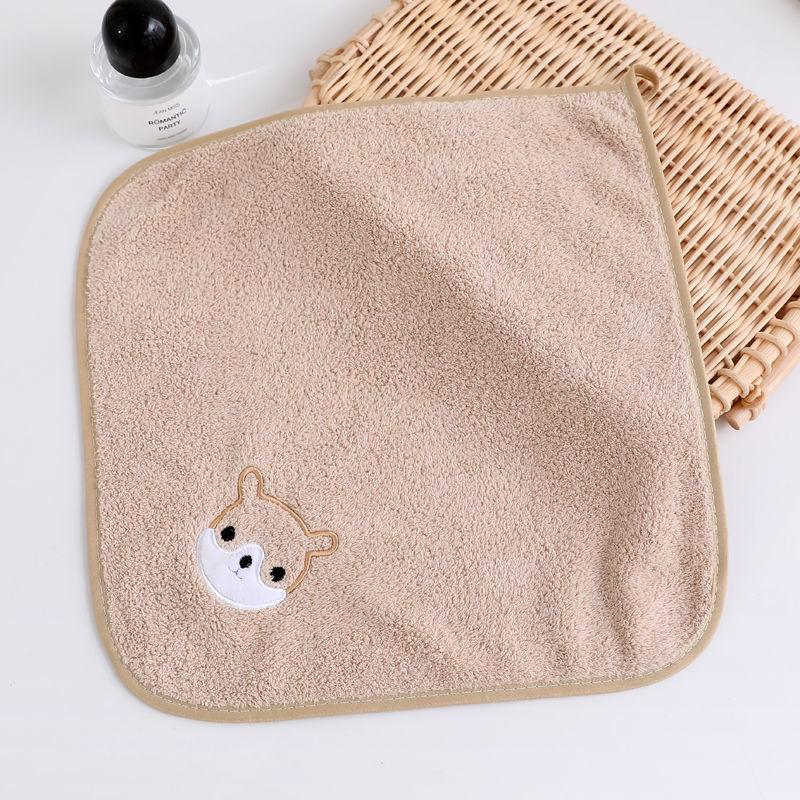 

Подвесное мягкое впитывающее полотенце, кухонный бытовой носовой платок, быстросохнущее полотенце для рук, инструменты для чистки, небольшое квадратное полотенце для мытья лица 30x30cm кофейный