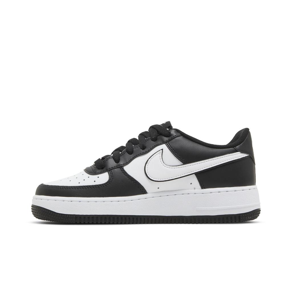 Nike Air Force 1 '07 Grade School 'Panda' (Unisex) Black / White / Black Kids' Skateboarding Shoes DV1621 001