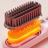 Double Purpose Hair Styler Brush USB Charging Hair Straightener 3600mAh Battery Ideal for Travel Efficient Styling