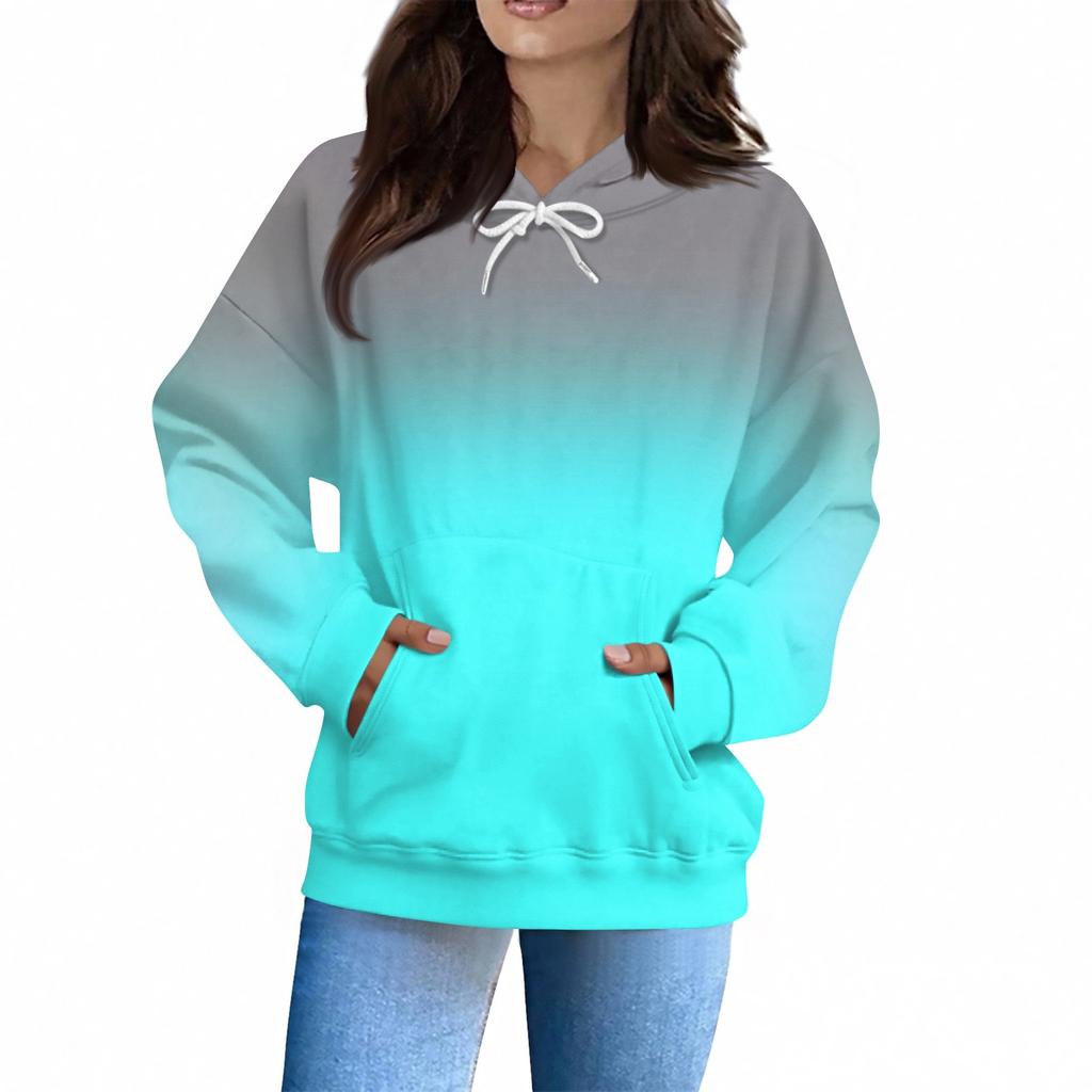 Women's Fashion Daily  Casual V-Neck Long Sleeve Printed Top