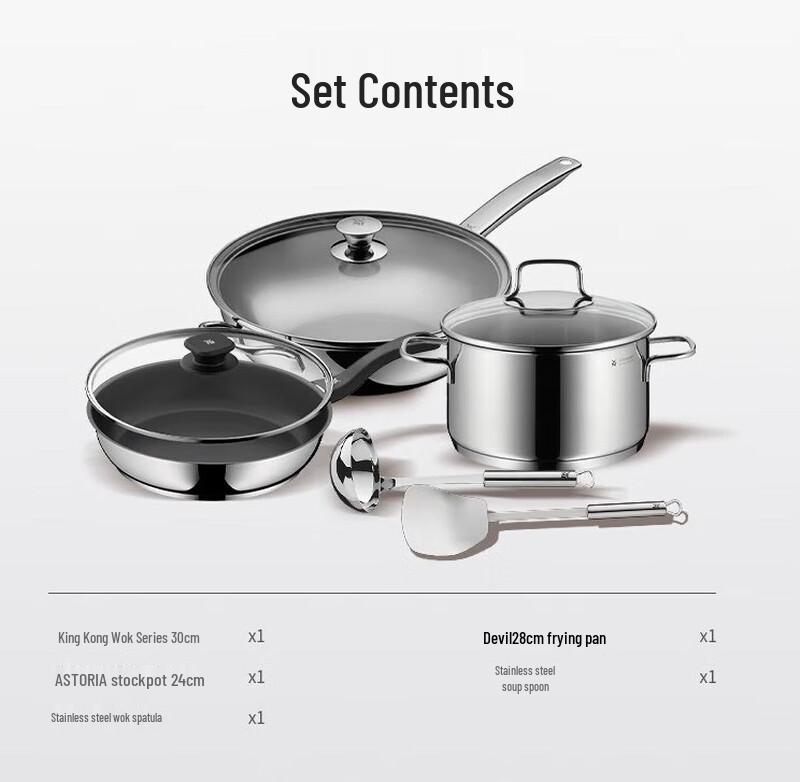 WMF Stainless Steel Cookware Set