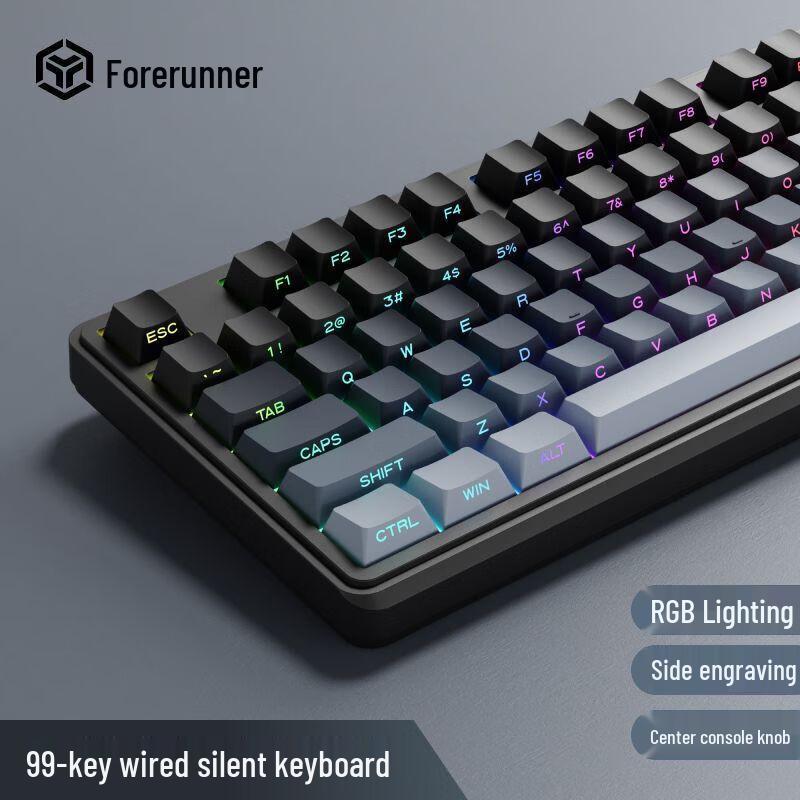 Forerunner V102 Multi-Mode Silent Mechanical Keyboard & Mouse Combo