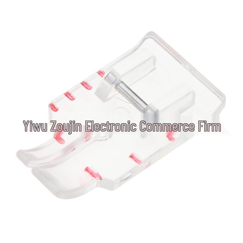 Adjustable Multi-Functional Sewing Machine Presser Foot Set with Fabric Strip, Imitation Synchronous, and Overlocking Features