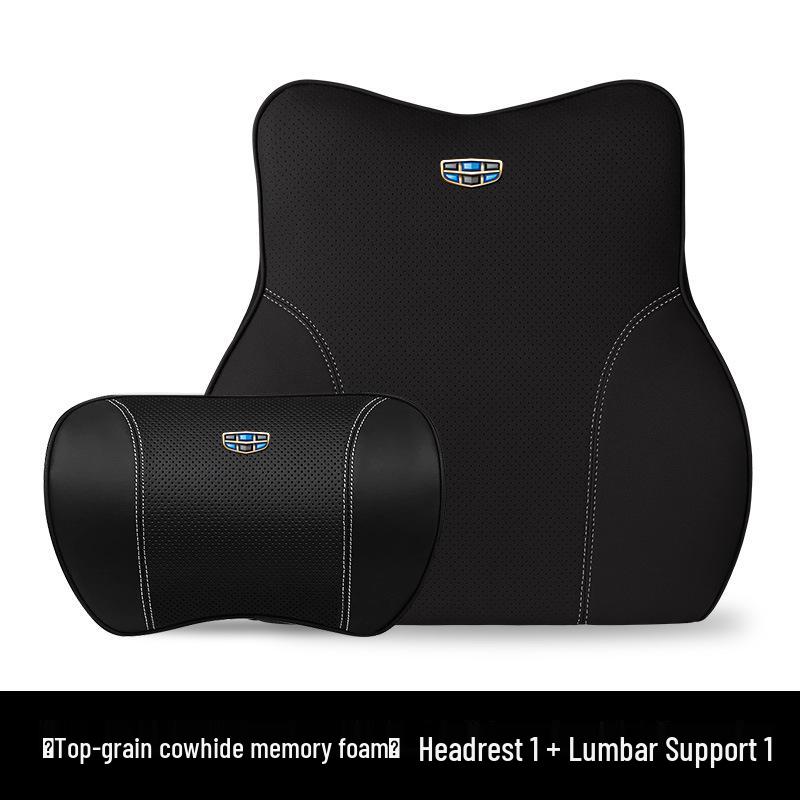 Geely Compatible Comfort Set: Air-Conditioned Comforter, Pillow, Lumbar Support for Xingyue, Xingrui, Emgrand S, Boyue, & Vision X.
