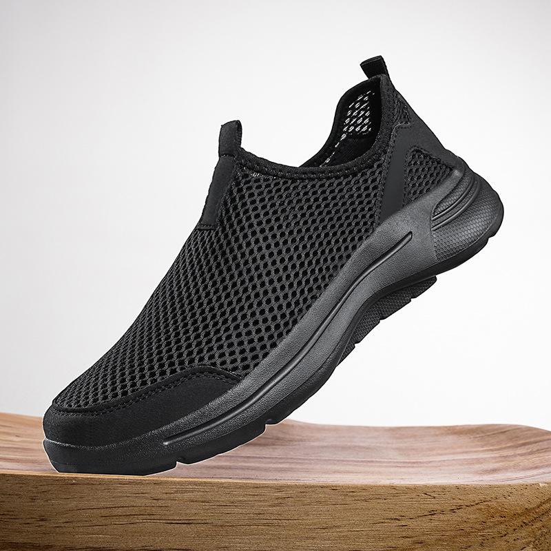 48 large size new summer mesh shoes summer light sports fashion running shoes through holes mesh breathable men