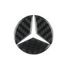 Carbon Fiber Car Steering Wheel Cover Stickers Auto Decorative Decals for Mercedes Benz New B/C/E Class A Class C200L GLC GLK RA8