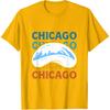 Chicago Cloud Gate Sculpture Vintage Retro Travel Souvenir T-Shirt