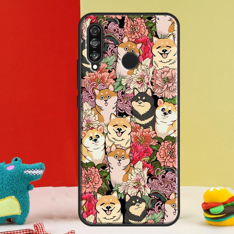 Cute Shiba Inu For Huawei Nova Y91 Y90 Y60 Y70 Y72 Y61 9 10 SE 12i 12s 11i 5T P60 Pro P20 P30 P40 Lite Case