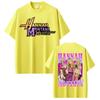 Pop Star Hannah Montana 20 Years Anniversary Fashion T Shirts Men Women Summer Tops Vintage Oversized Cotton Tshirts Streetwear