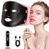 7 Color Silicone LED Face Mask Red Light Therapy Mask Skin Rejuvenation Remote Timing Control Home Salon Anti Aging Beauty Device