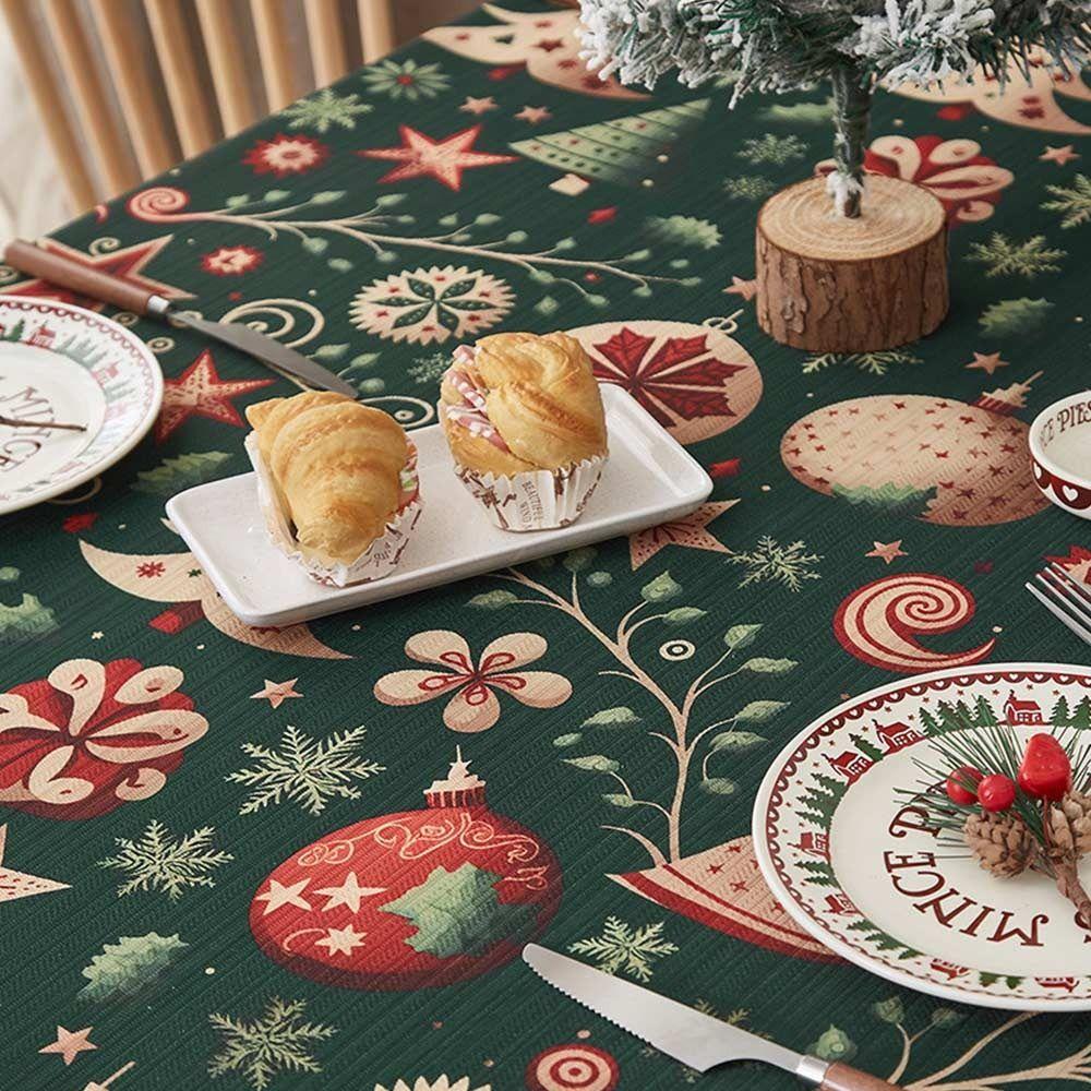 140*100cm Świąteczny Obrus Wodoodporny Świąteczny Obrus Świąteczny Obrus Stolik Kawowy