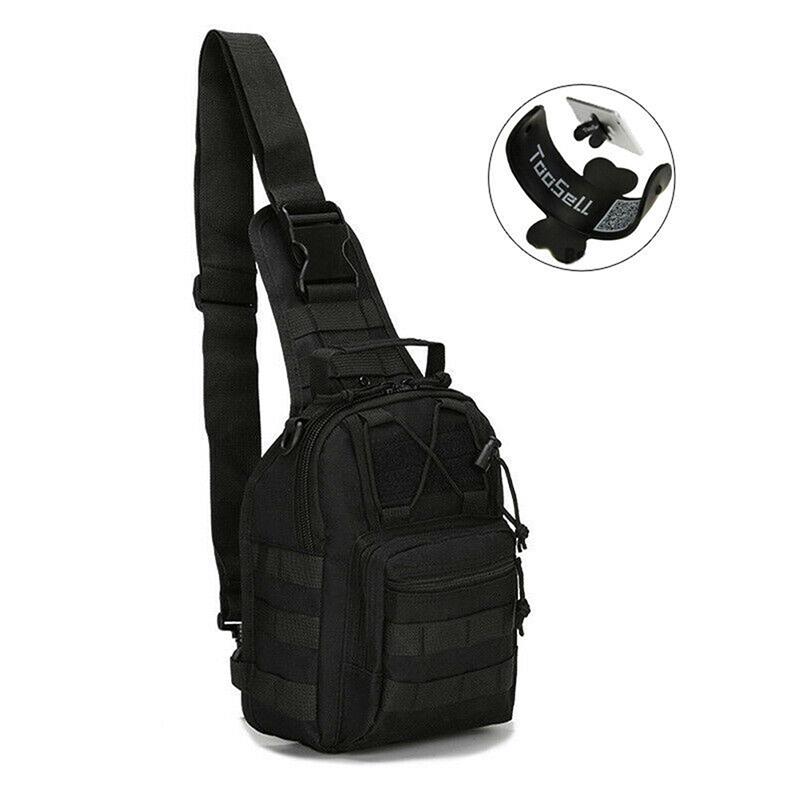 Tactical Chest Bag Backpack Men's Molle Crossbody Sling Messenger Shoulder Pack Tactical Chest Bag Backpack Men's Molle Crossbody Sling Messenger Shoulder Pack