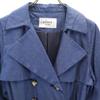 eimy istoire Double pleats switching coat F Blue Women Used