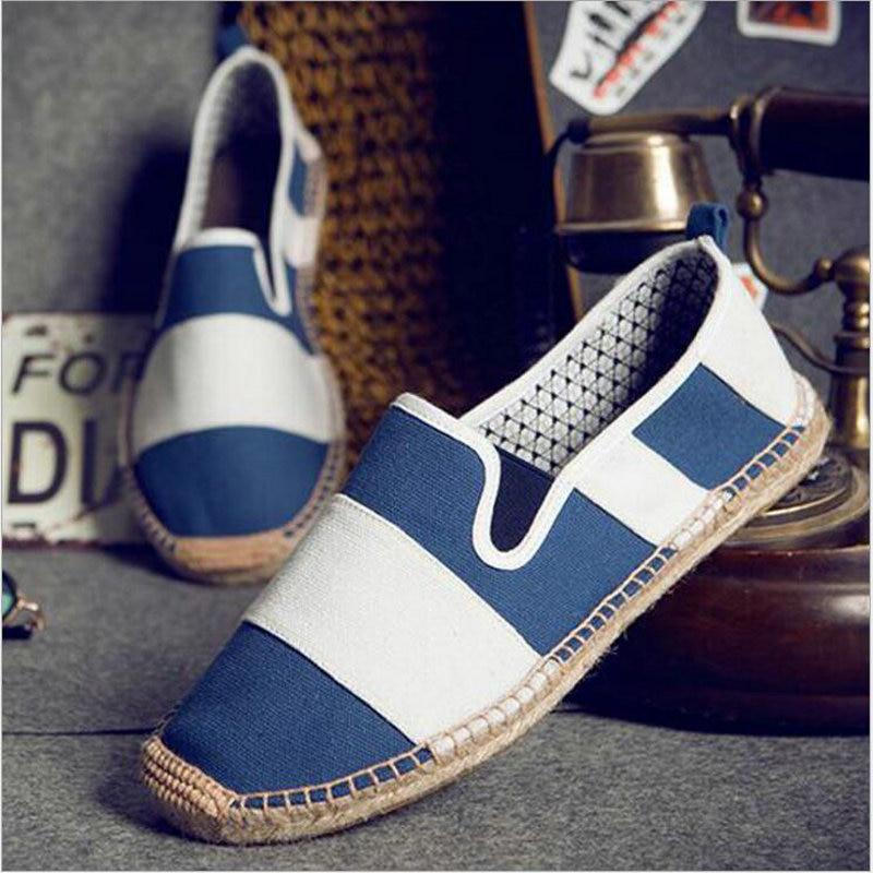 Nowe płócienne buty Oddychające espadryle Niskie buty Na co dzień płócienne buty męskie na wszystkie mecze