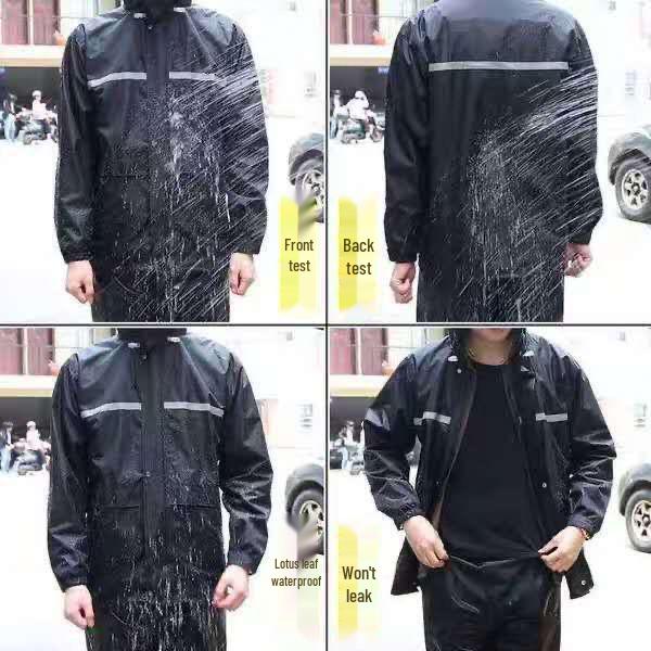 Ensemble Imperméable Réfléchissant Pantalon et Veste pour Motocyclistes