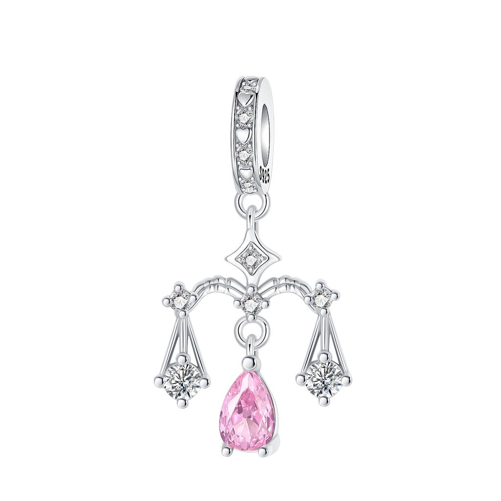 Pandantive Mărgele Argint 925 Fluture Roz Iubire Flori de Cireș pentru Coliere Brățări DIY Bijuterii Femei Cadouri