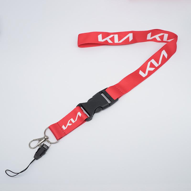 IBGI9 Nylon bedrucktes Abzeichen Lanyard Autoschlüsselanhänger für Kia Sportage Ceed Picanto Rio ProCeed Niro 5 3 4 K7 K5 K8 K3 Ray K9