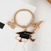 1Pcs 2026 Graduation Key Ring With A Hat And Credentials, Graduation Season Gift Key Ring Pendant, Suitable For Hanging Ba