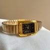 Hong Kong Style Medieval Niche Rectangular Watch Women'S Simple Bamboo Chain Temperament Light Luxury Leisure Commuter Style Women'S Watch