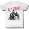 T-shirt Bianca Old School per Adulti Breakfast Club