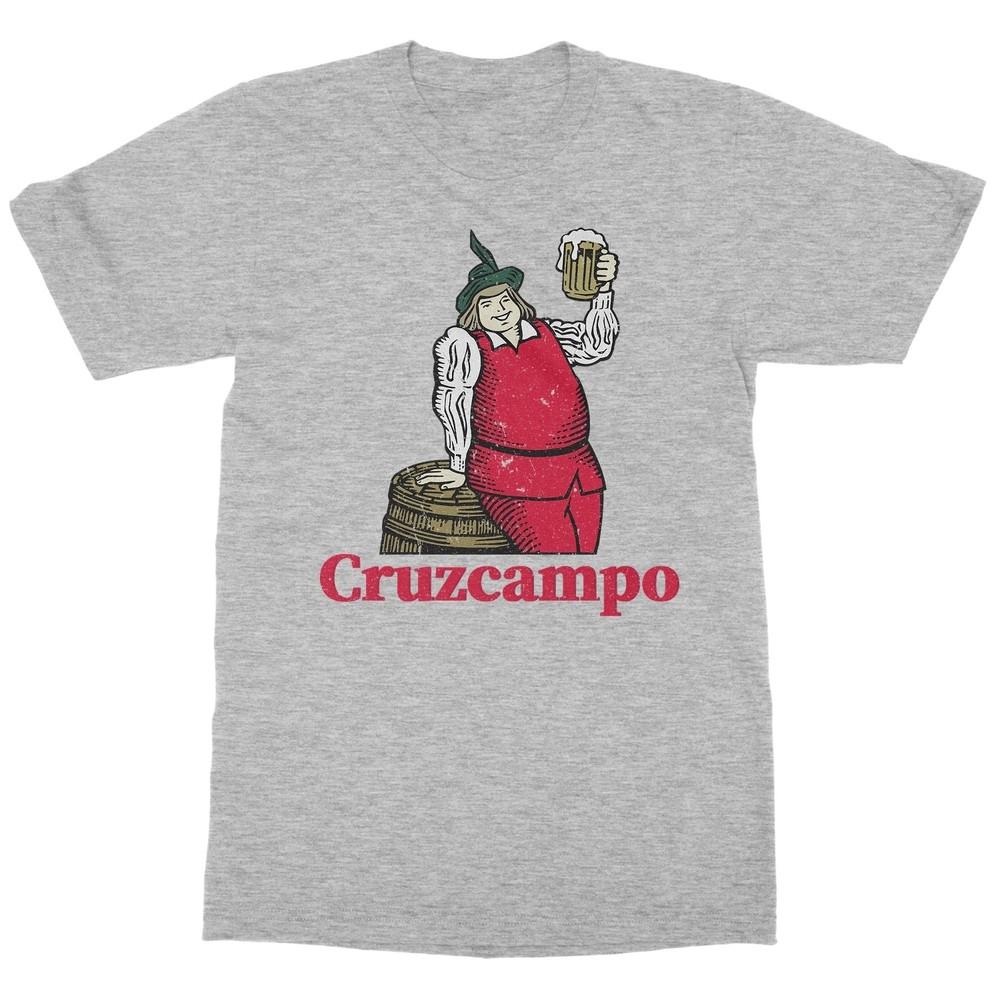 Винтажная футболка Cruz de Cerveza - Испанская дань Campo Унисекс XL