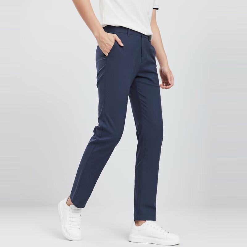 SEPTWOLVES Men's Tencel Blend Stretch Casual Trousers