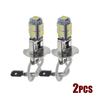 2X H3 LED 12V Car Light Fog DRL Driving Lamp Flashlight Torches Replacement Bulbs For DRL Fog Light Driving Lamp