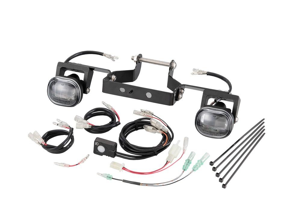 Kijima Fog Lamp Kit for Cross Cub Motorcycle LED Auxiliary Small 18W Part Number 50/110 ('18-/AA06/JA45) Parts, Lights, Type, Waterproof, IP67, (Two