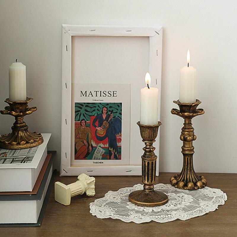 Candeliere Retro Oggetti di Scena per Foto Vento Ins Sfondo per Scatti con Candele Ornamenti Decorativi per la Casa Oggetti di Scena per la Fotografia
