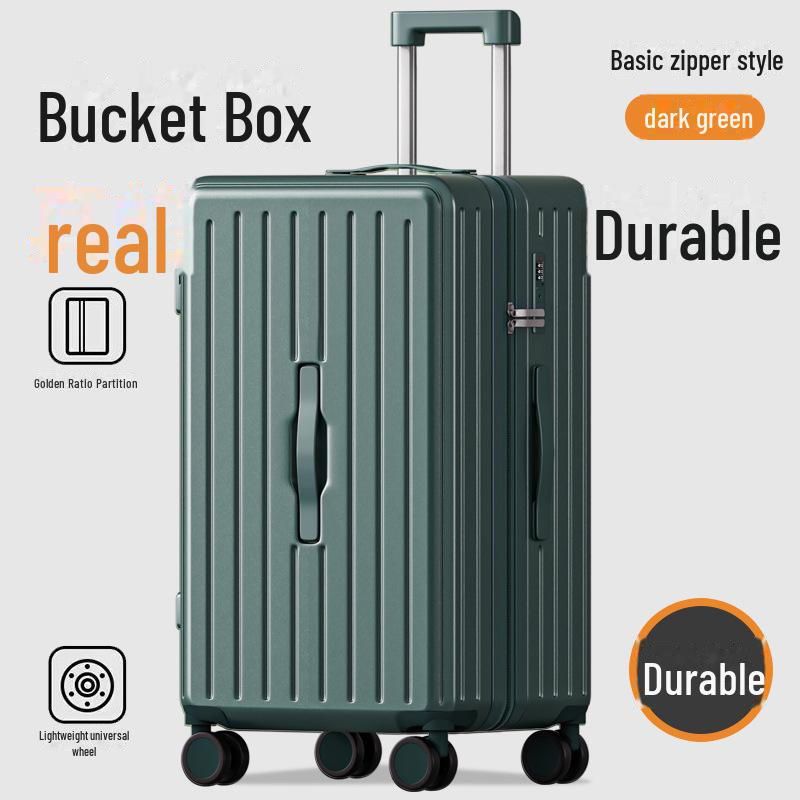 

«Прочный 24-дюймовый чемодан на колесиках с подстаканником и прочным замком для мужчин и женщин» 28-inch Extra Large