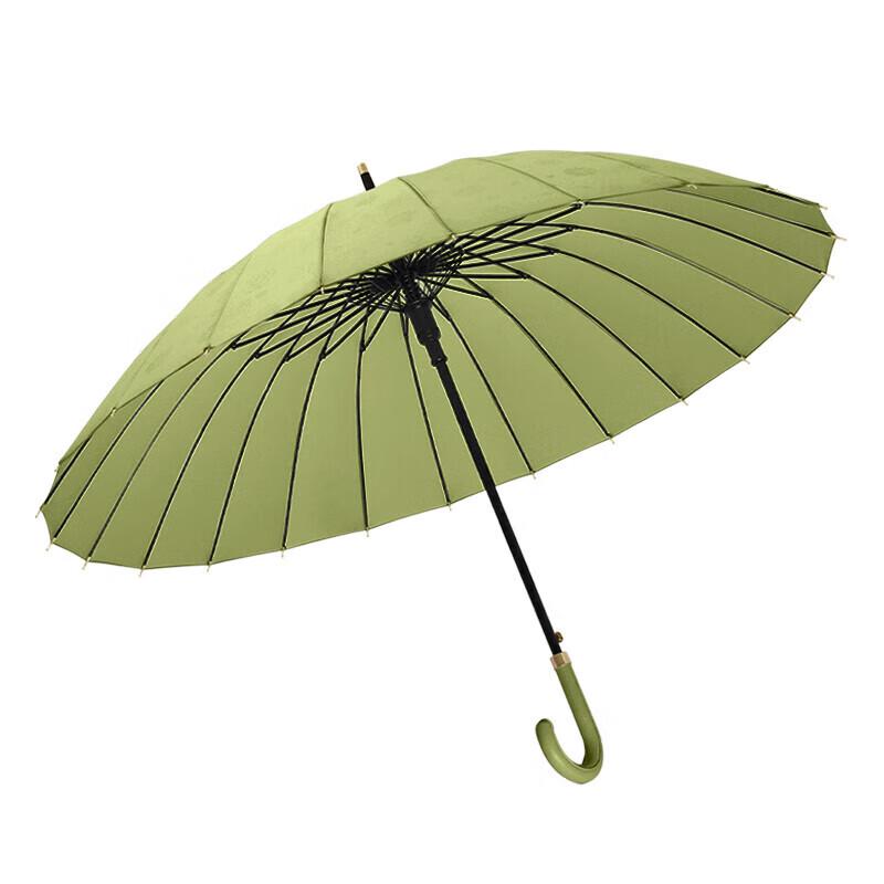 MAYDU 24-Rib Automatic Windproof Straight Umbrella