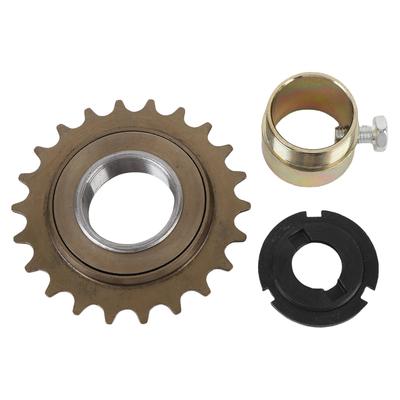 22T Bike Freewheel with 30mm Adapter Connector Bicycle Freewheel Adapter Kit for Electric Tricycle