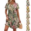 Dresses For Women Short Sleeve O Neck Casual Dresses Waist Maternity Dress With Pockets