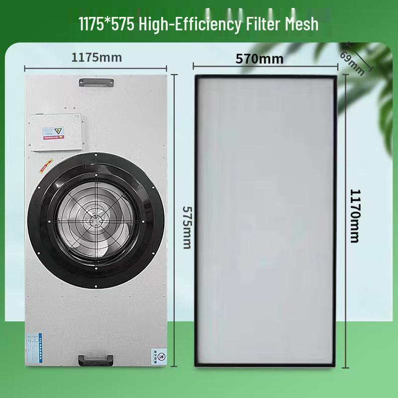 High-Efficiency FFU Air Purifier with Free Shipping and Dust-Free Filter for Clean Booth and Group Control