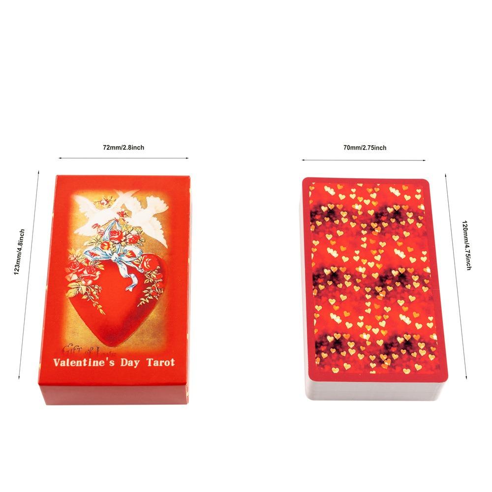 Cumpără 12*7cm Tarot Valentines Day Tarot Love Tarot 78 Buc Carti