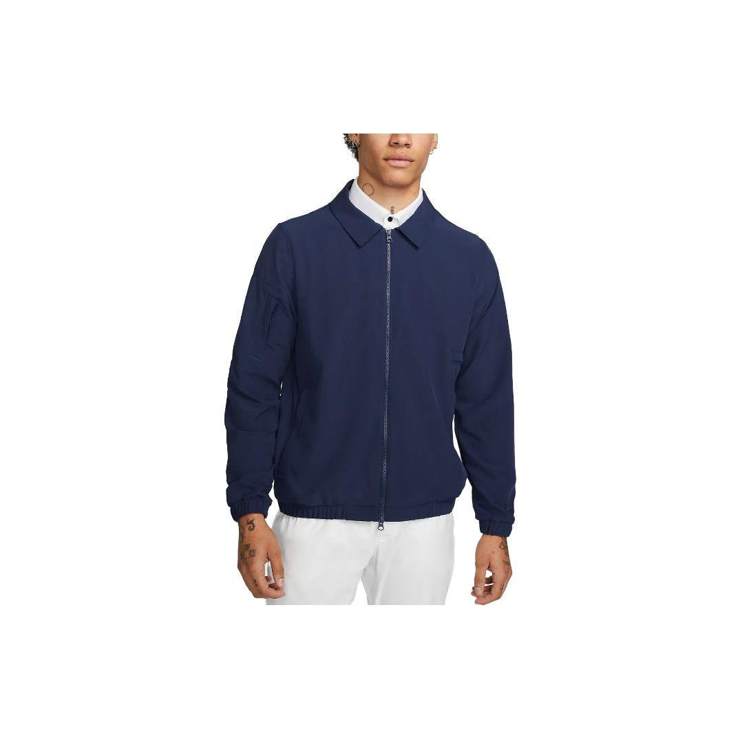 

Nike Unscripted Solid Color Dual Zip Jacket Men Outerwear Dark-Blue DV7197-410