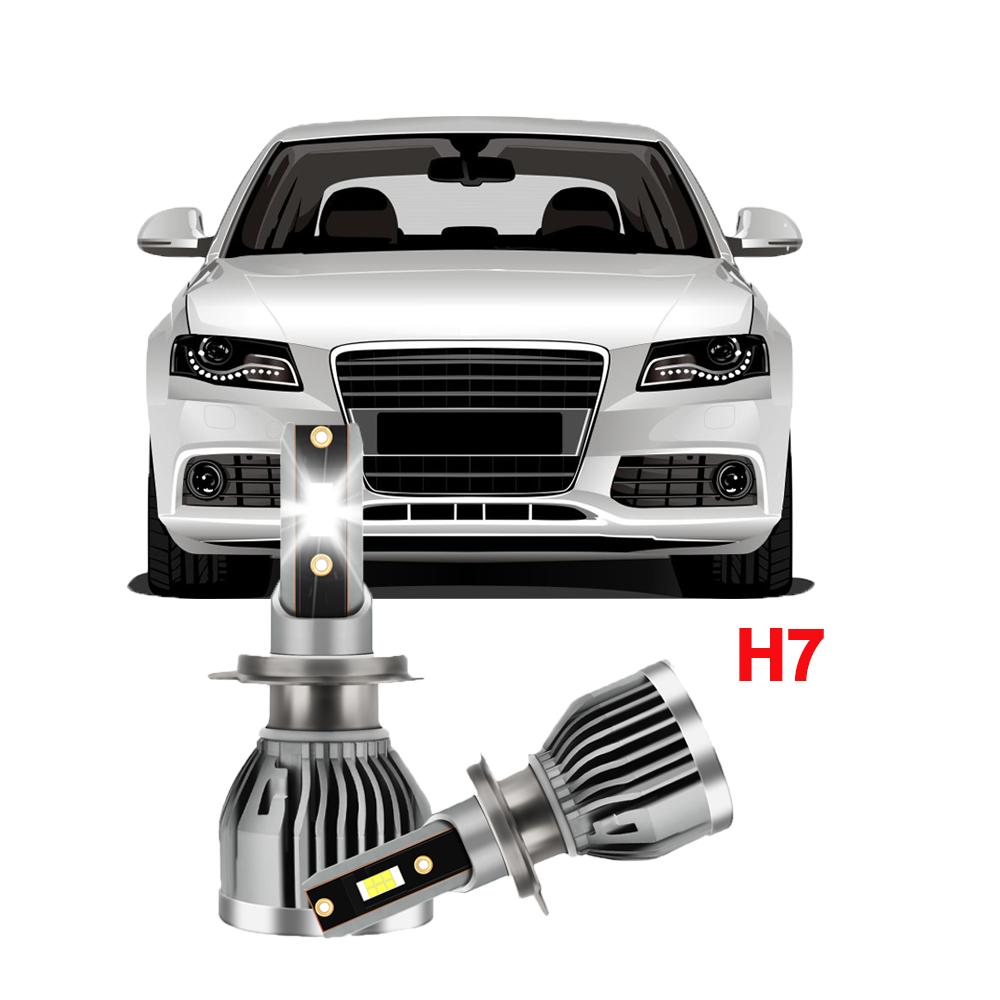 

Roadsun H7 Cooling System 26000LM Car LED Headlight Bult in Driver High Quality 3570 CSP Chips LED Bulbs H7