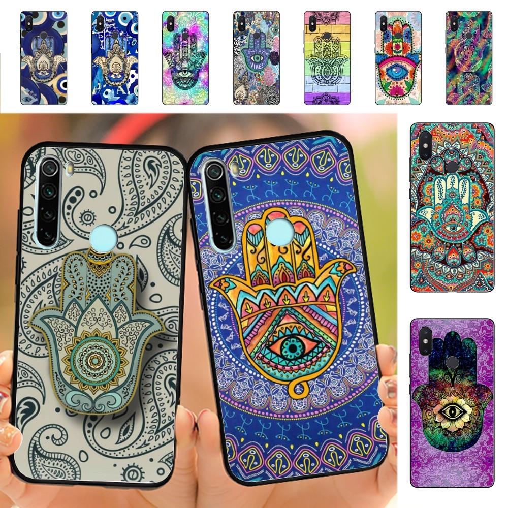 Hamsa Hand Of Fatima Phone Case For Redmi Note 4 X 5 A 6 7 8 T 9 9S 10 11 11S 11Epro Poco M3 pro